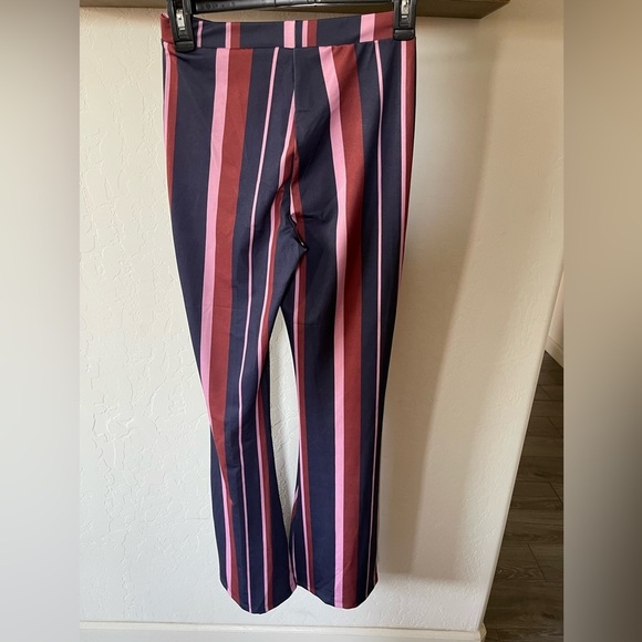 Asos| Vertical Striped Wide Leg Flare Pants, 70’s Boho Style—Size 2•Bell Bottoms - Picture 6 of 13
